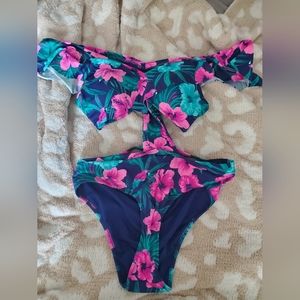 Pink lily swimsuit